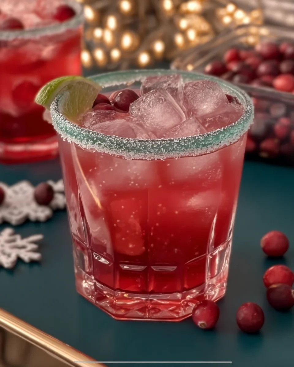 Christmas Mistletoe Margaritas