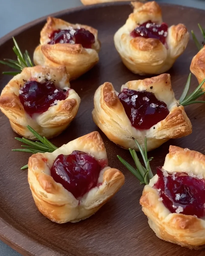 Cranberry Brie Party Bites