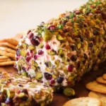 Cranberry Pistachio Cheese Log (10 minutes)