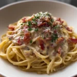 Cream Spaghetti with Bacon