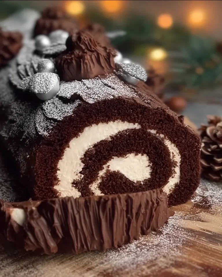 Gluten-Free Yule Log Cake