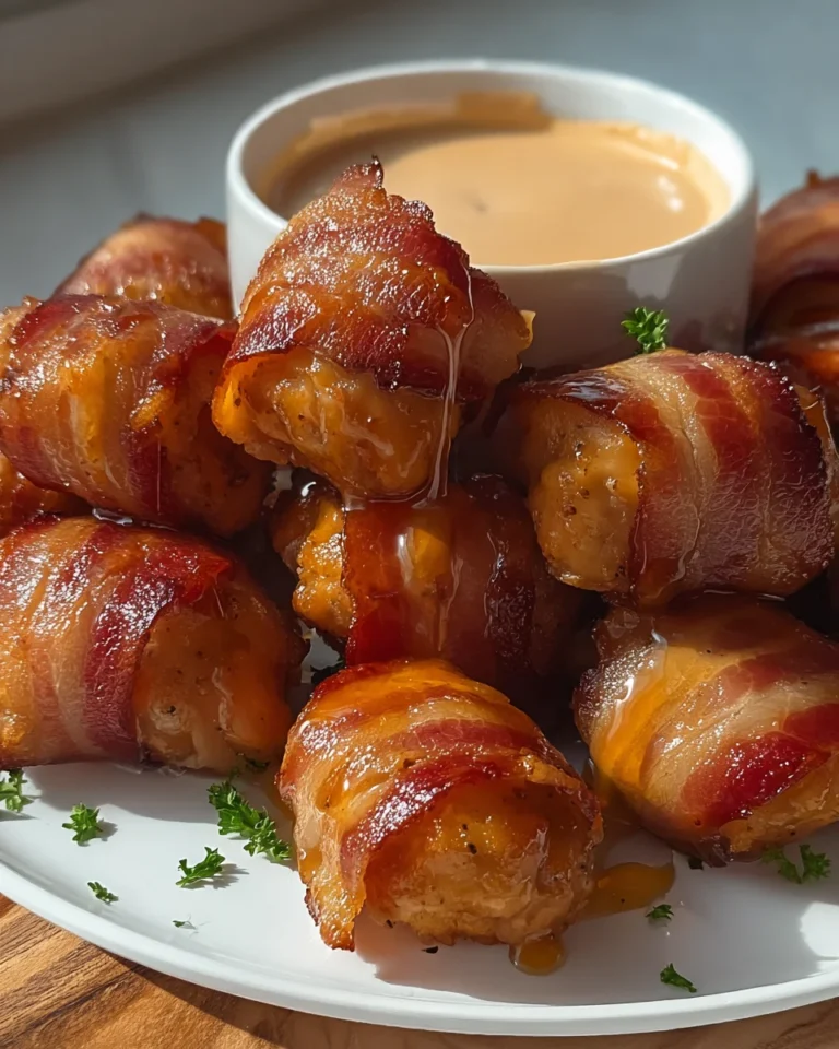 Honey Bacon Chicken Bites