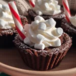 Hot Chocolate Brownie Cups