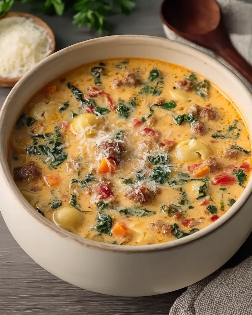 Italian Sausage Pasta Soup