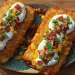 Loaded Hashbrown patties