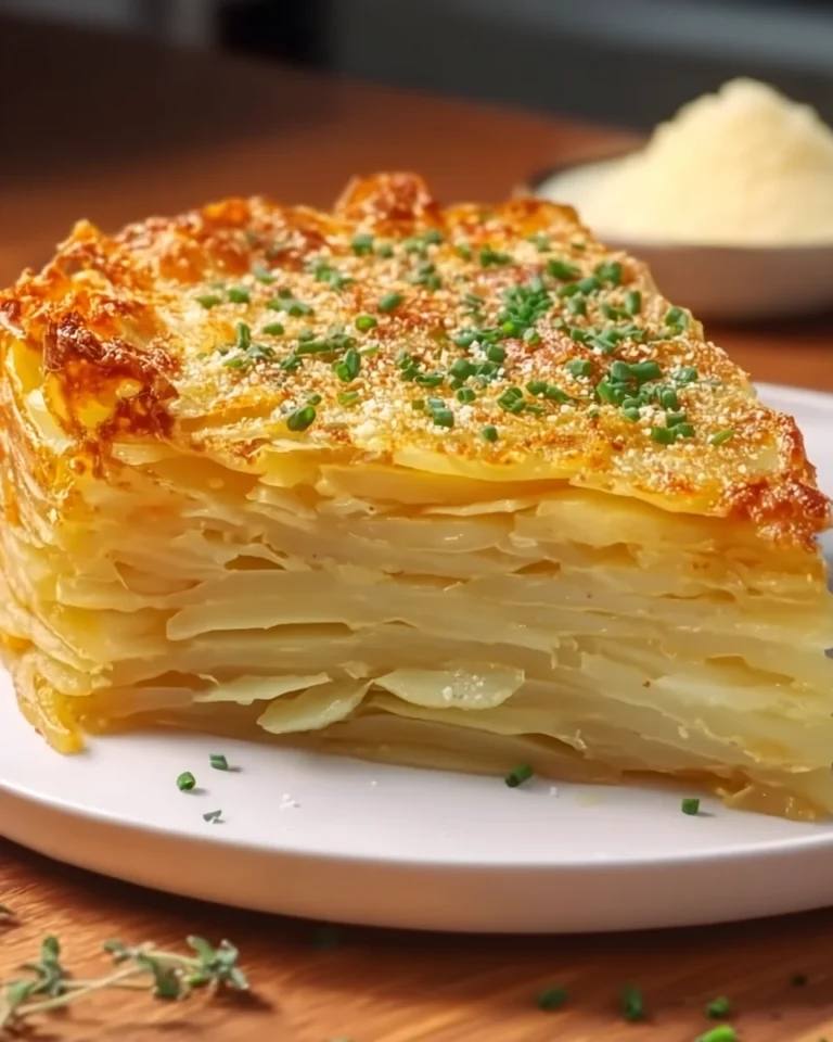 Million Layer Potato Cake