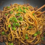 Mongolian Beef Noodles