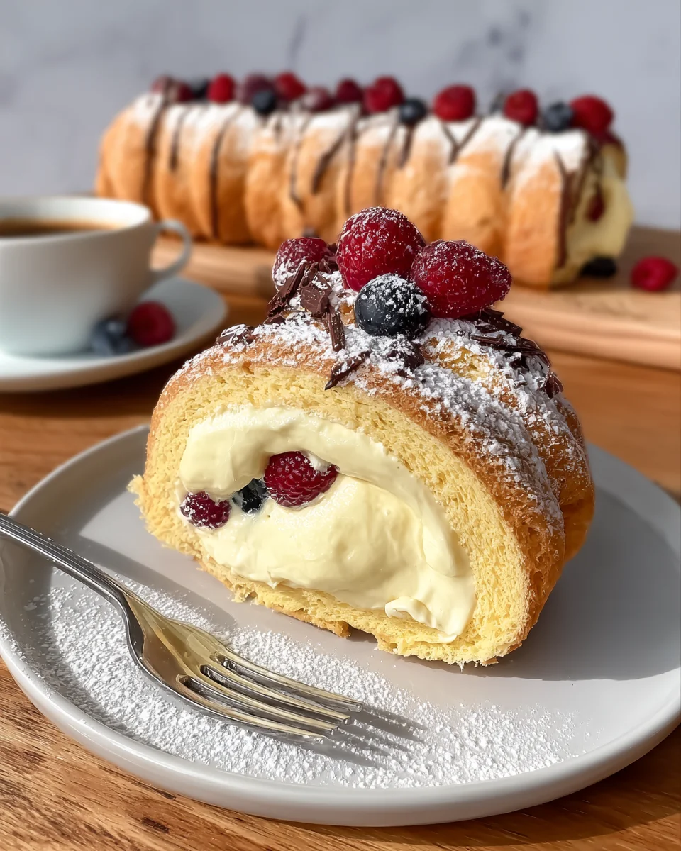 No-Bake Vanilla Tiramisu Roll