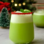 Non-Alcoholic Grinch Mocktail for Christmas