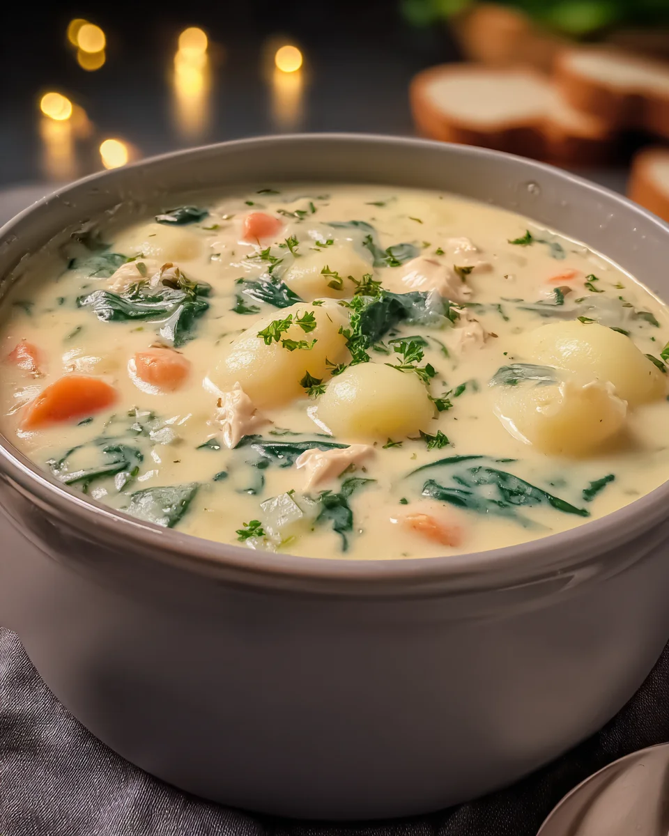 Olive Garden Chicken Gnocchi Soup