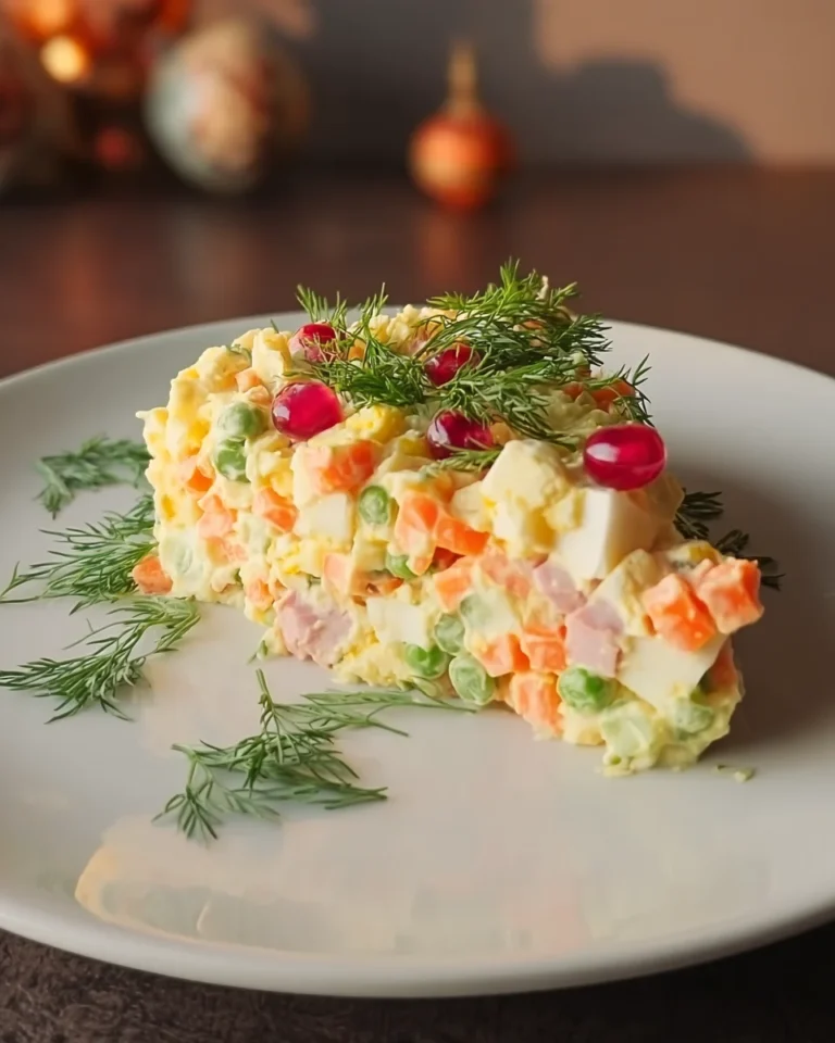 Olivier Salad Wreatg