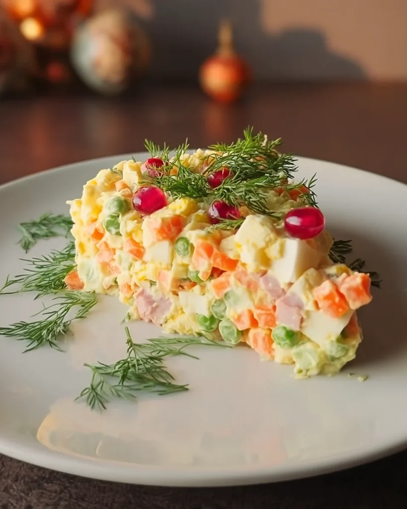 Olivier Salad Wreatg
