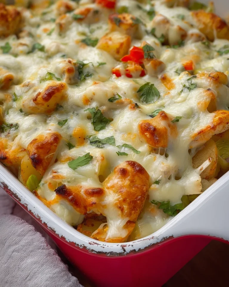 Potato casserole with chicken