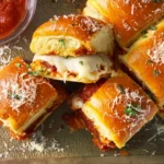 Pull-Apart Meatball Sliders with Garlic Parmesan Butter