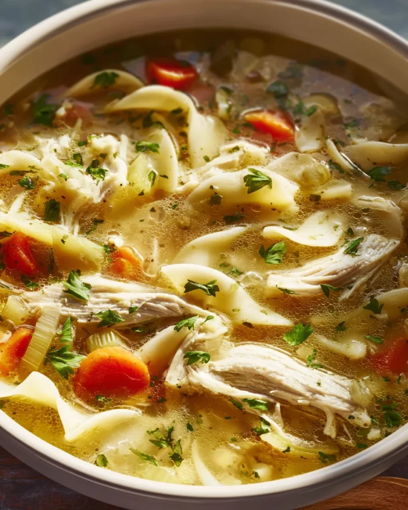 Rotisserie Chicken Noodle Soup