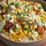 Street Corn Chicken Rice Bowl