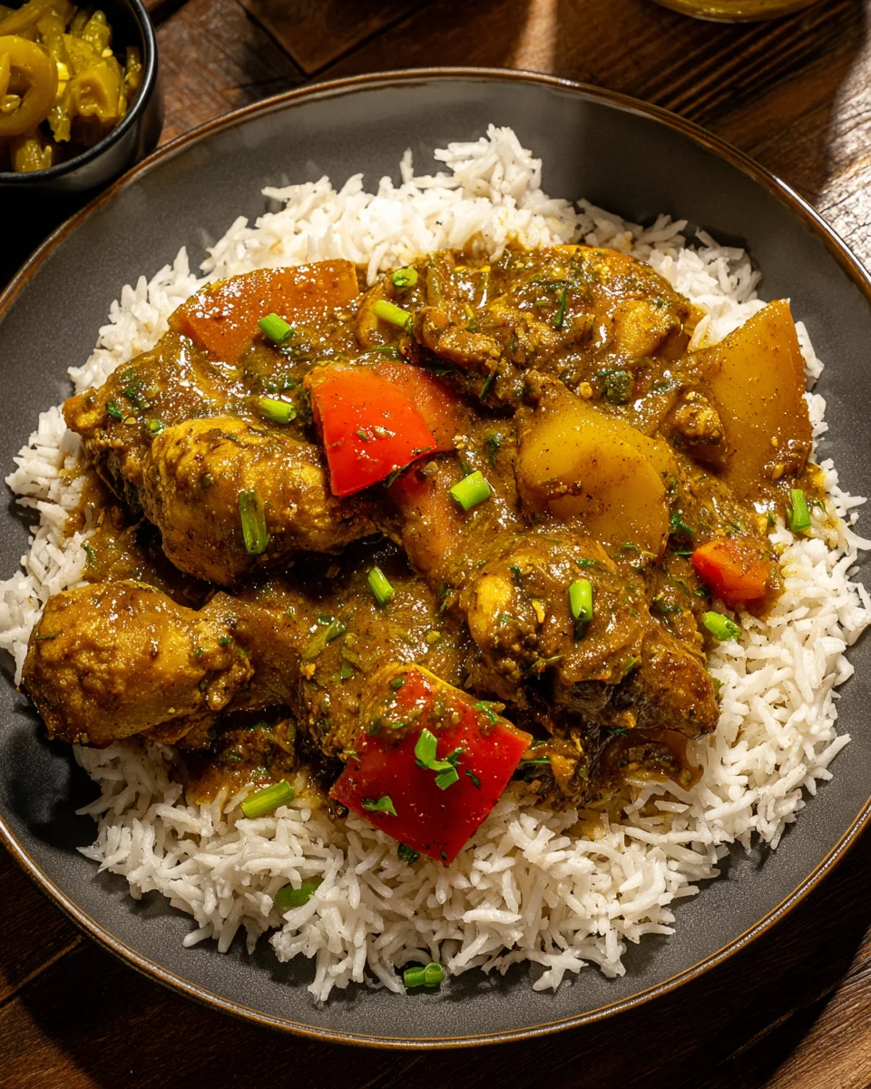 Authentic Jamaican Curry Chicken