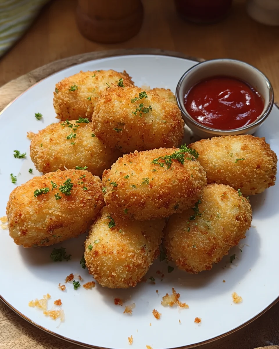 Chicken and Potato Croquettes