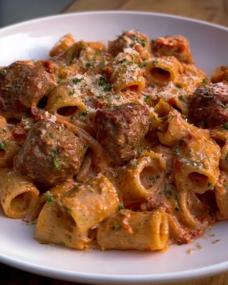 Creamy Meatball Pasta