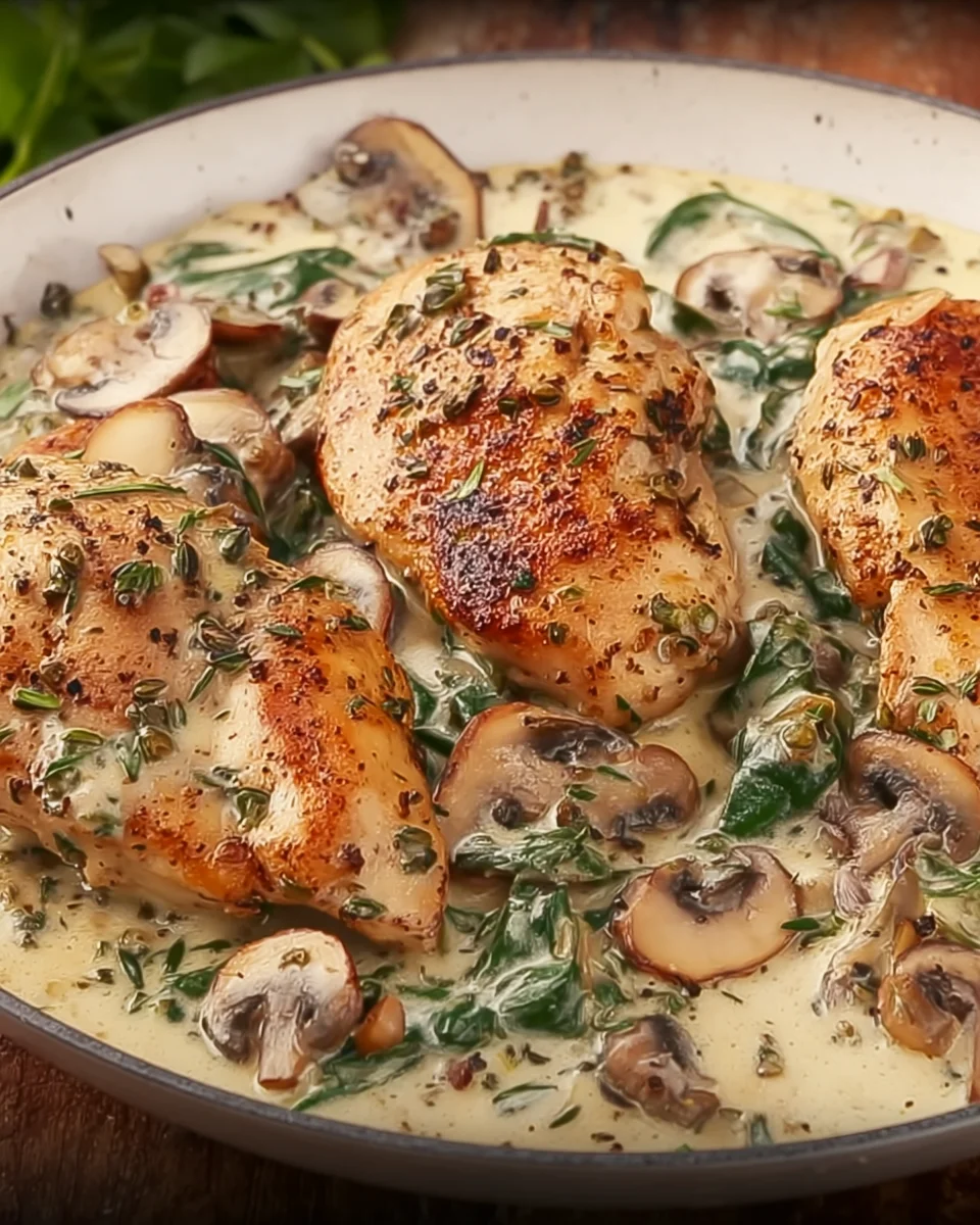 Creamy Mushroom Chicken