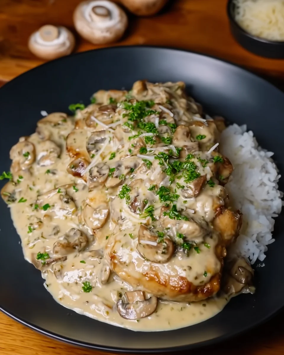 Creamy Mushroom Chicken Creamy