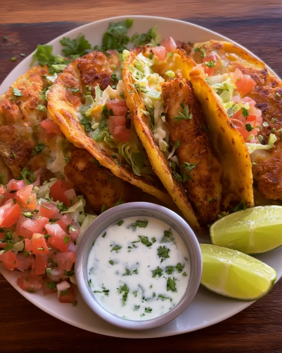 Crispy Chicken Tacos