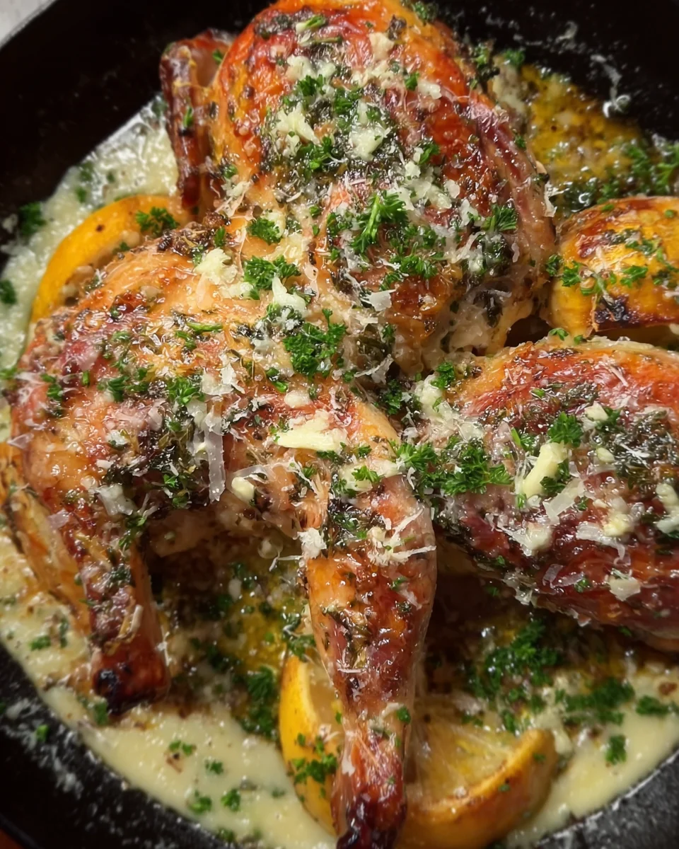 GARLIC PARMESAN ROAST CHICKEN