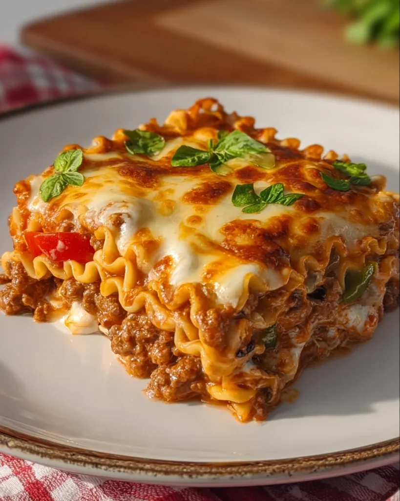 Homemade Beef Lasagna