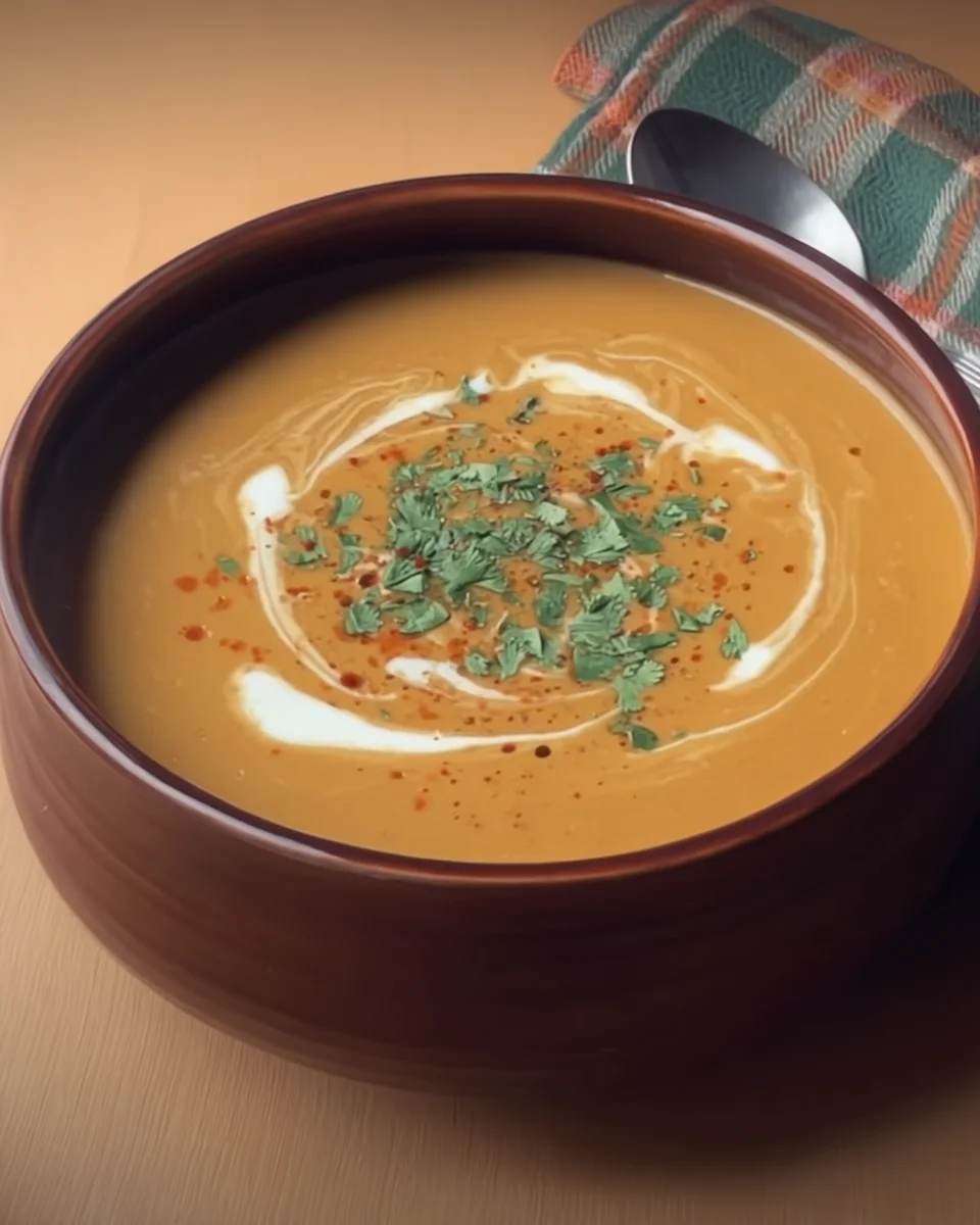 Iron-fortified Pumpkin Coconut Soup