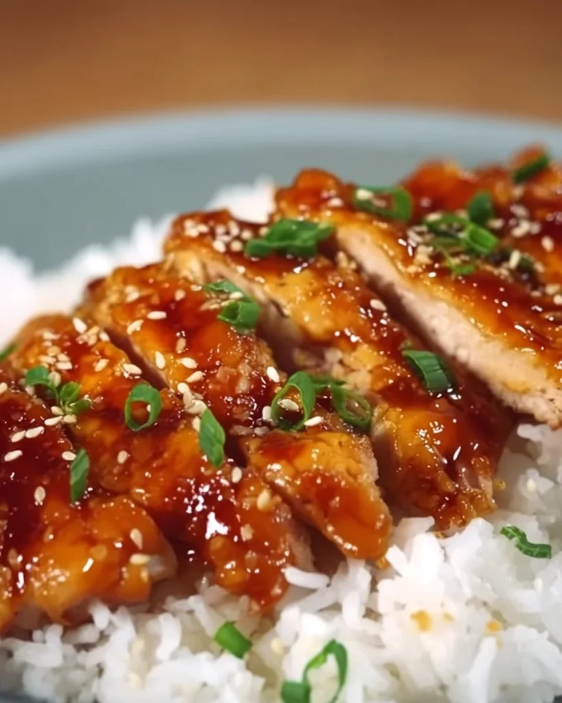 Japanese Teriyaki Chicken and Rice