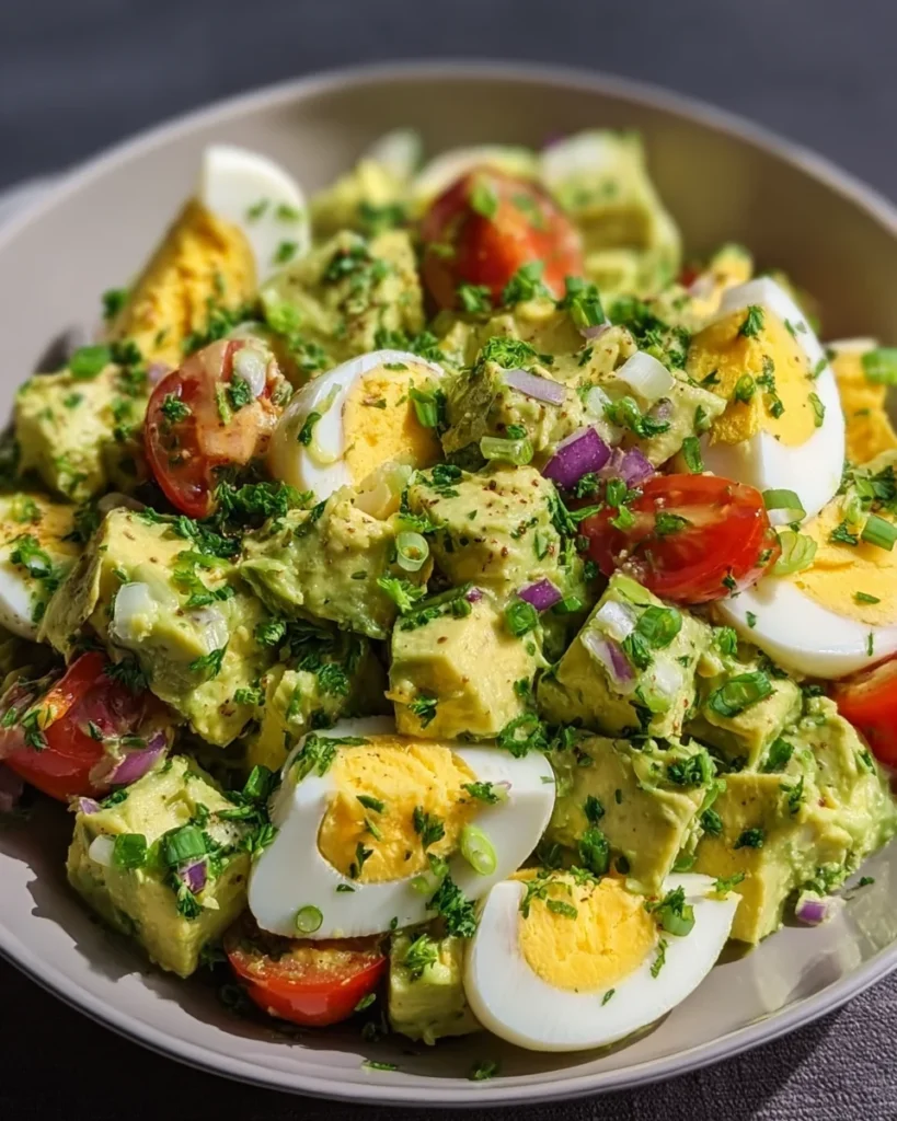 Keto Avocado Egg Salad