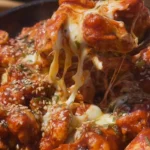 Korean Fire Chicken With Cheese (Cheese Buldak)