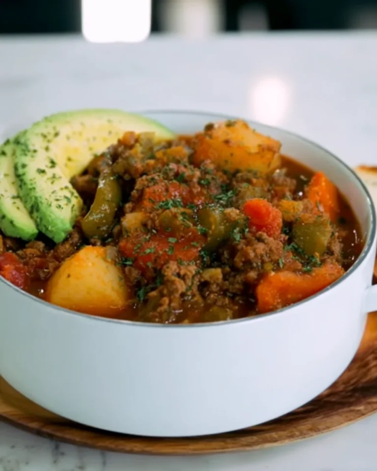 LOADED HAMBURGER VEGETABLE SOUP