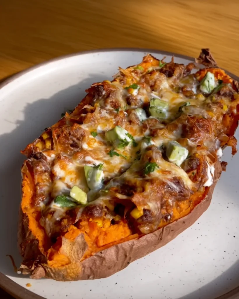 Loaded Sweet Potato Boats