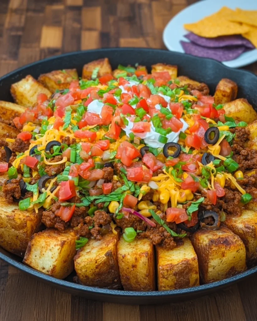 Loaded Taco Potato Bowls