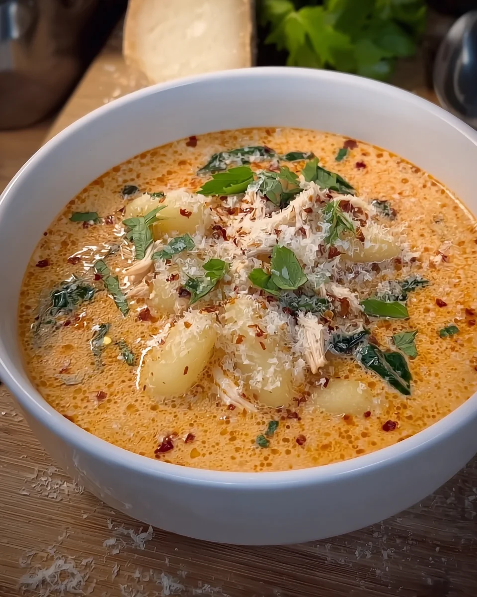 Marry Me Chicken Gnocchi Soup