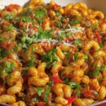 Minced Beef Trottole Pasta