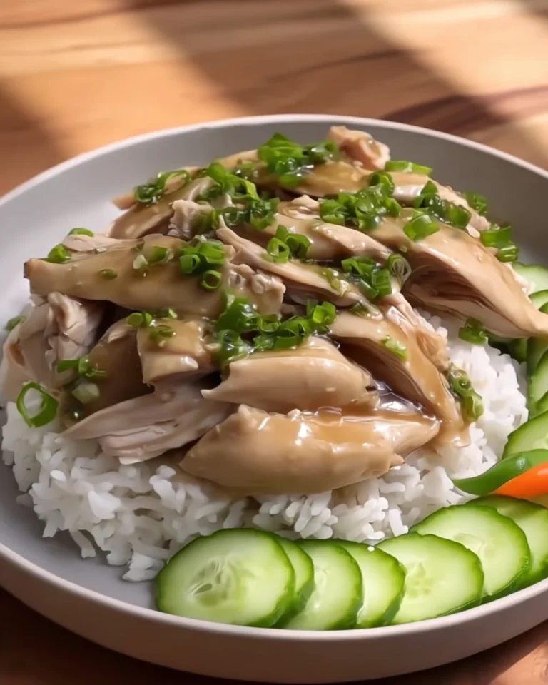 Poached Chinese Chicken with Ginger Scallion Sauce
