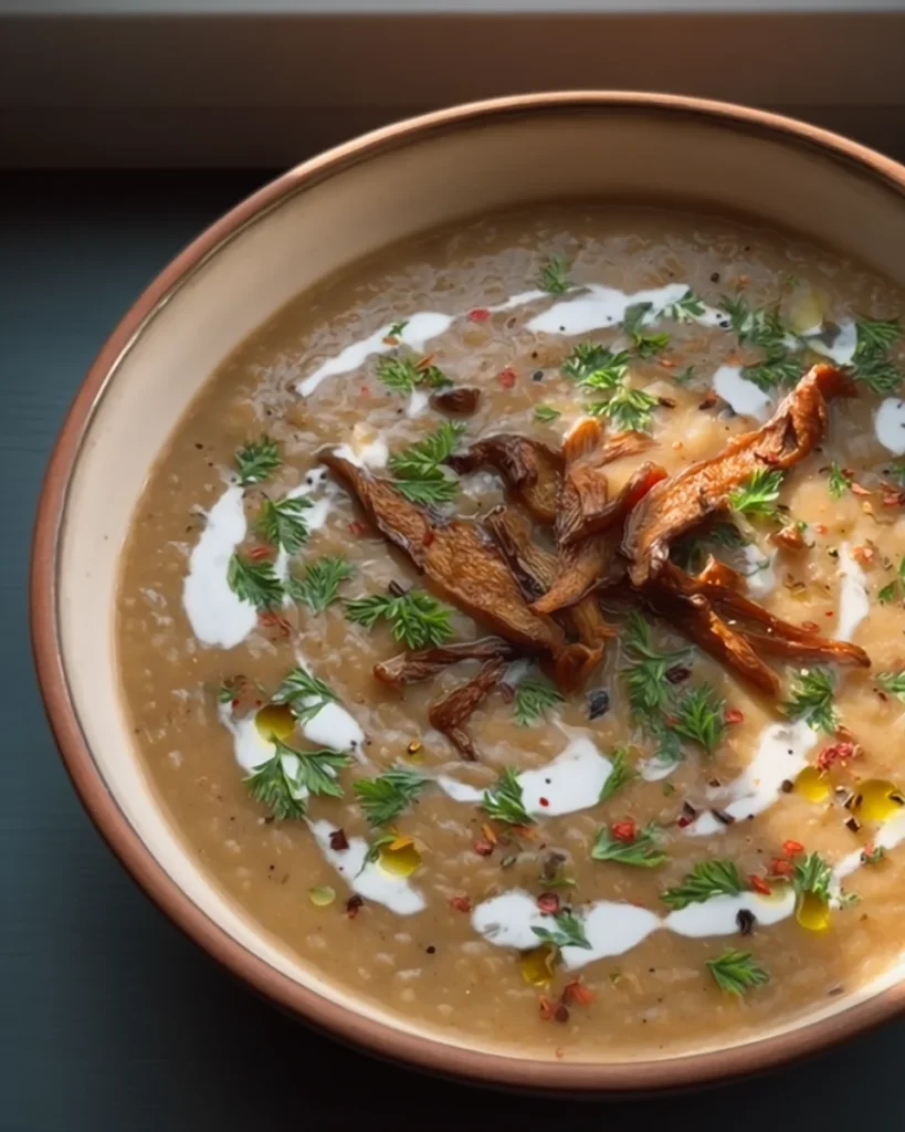 Rich Creamy Mushroom Soup