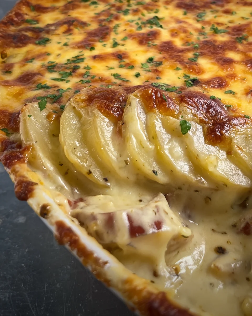 Scalloped Potatoes With layers