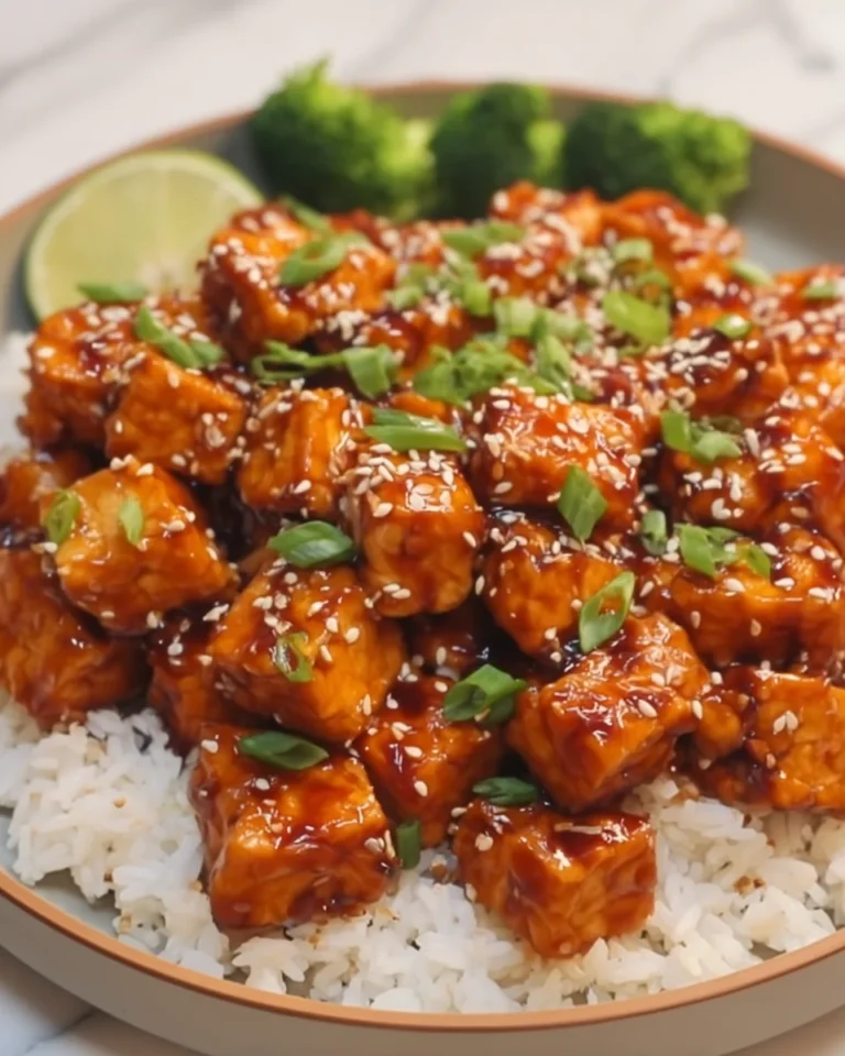 Spicy Honey Garlic Tofu