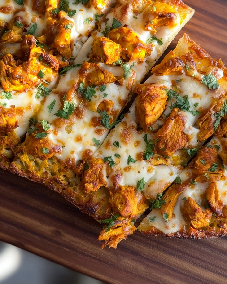 Tandoori Chicken Garlic Bread