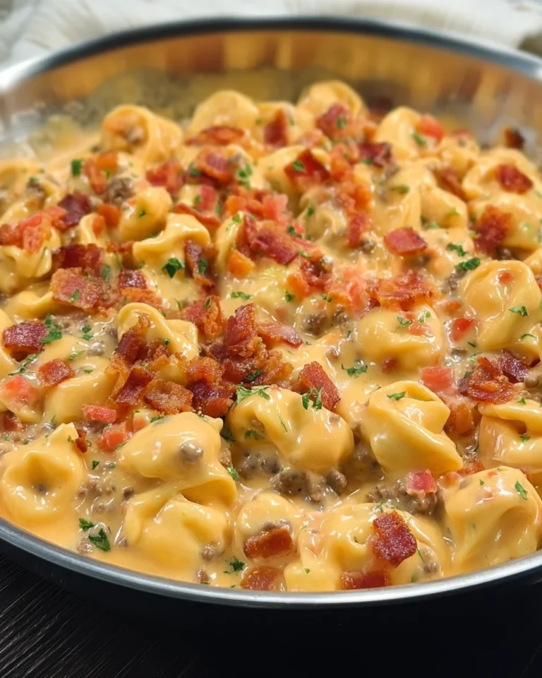 Bacon Cheeseburger Tortellini