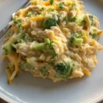 Cheesy Chicken and Rice with Broccoli