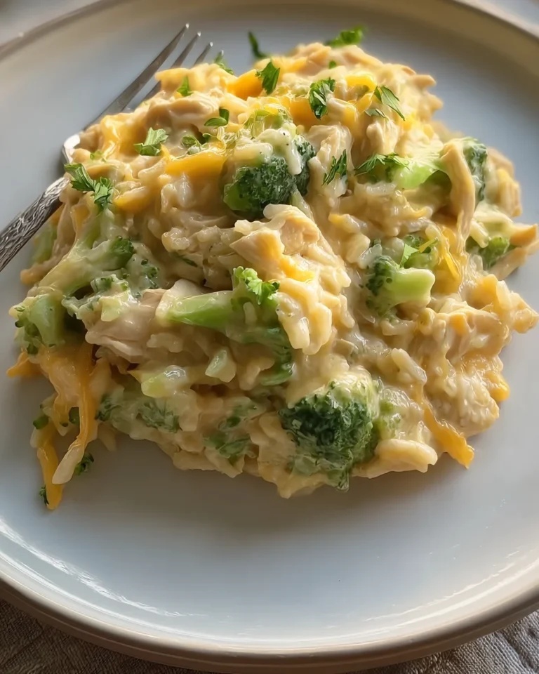 Cheesy Chicken and Rice with Broccoli