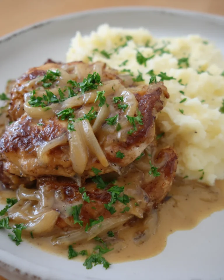 Chicken Thighs with Creamy Mustard Sauce