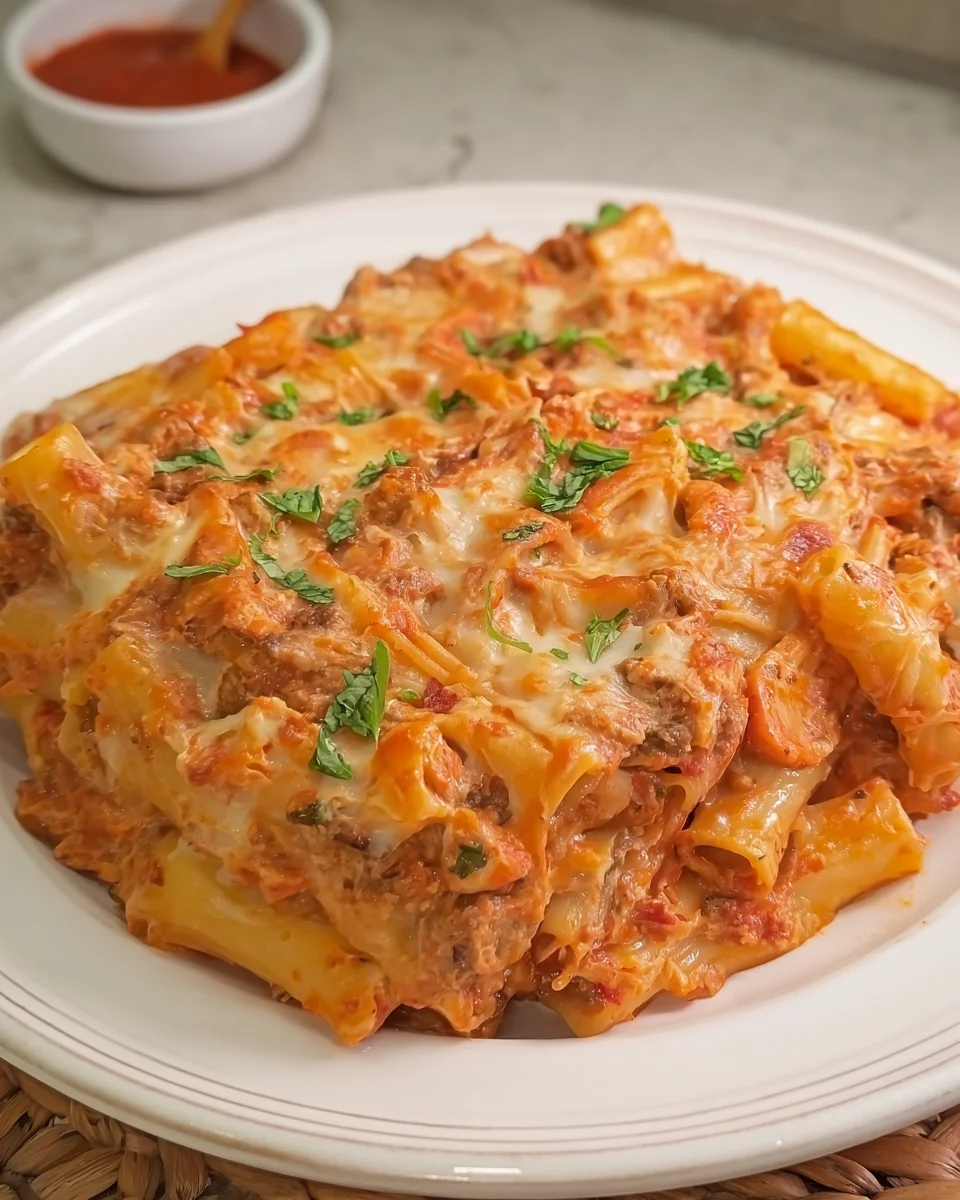 Creamy Baked Ziti Recipe