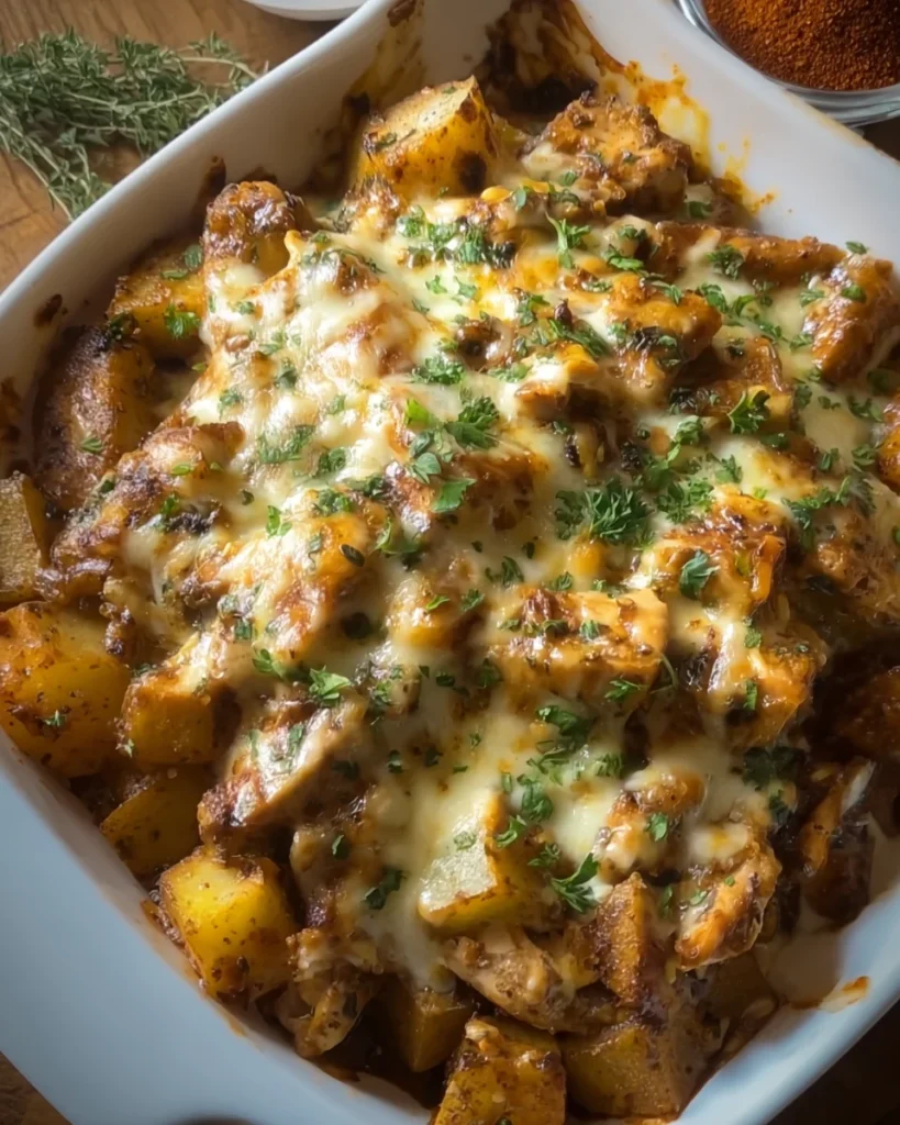 Creamy Cheesy Chicken & Potatoes