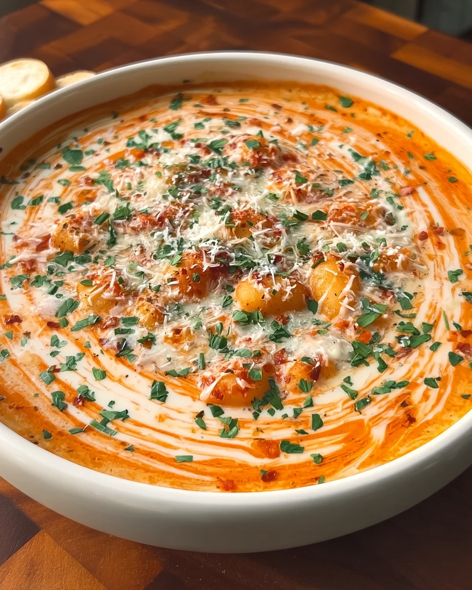 Creamy One Pot Tomato Gnocchi Soup