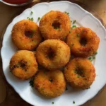Crispy Chicken and Potato doughnuts